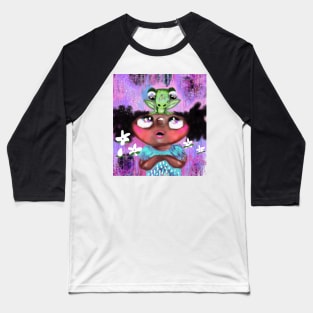 How Did You Get On My Head Little Frog? Baseball T-Shirt